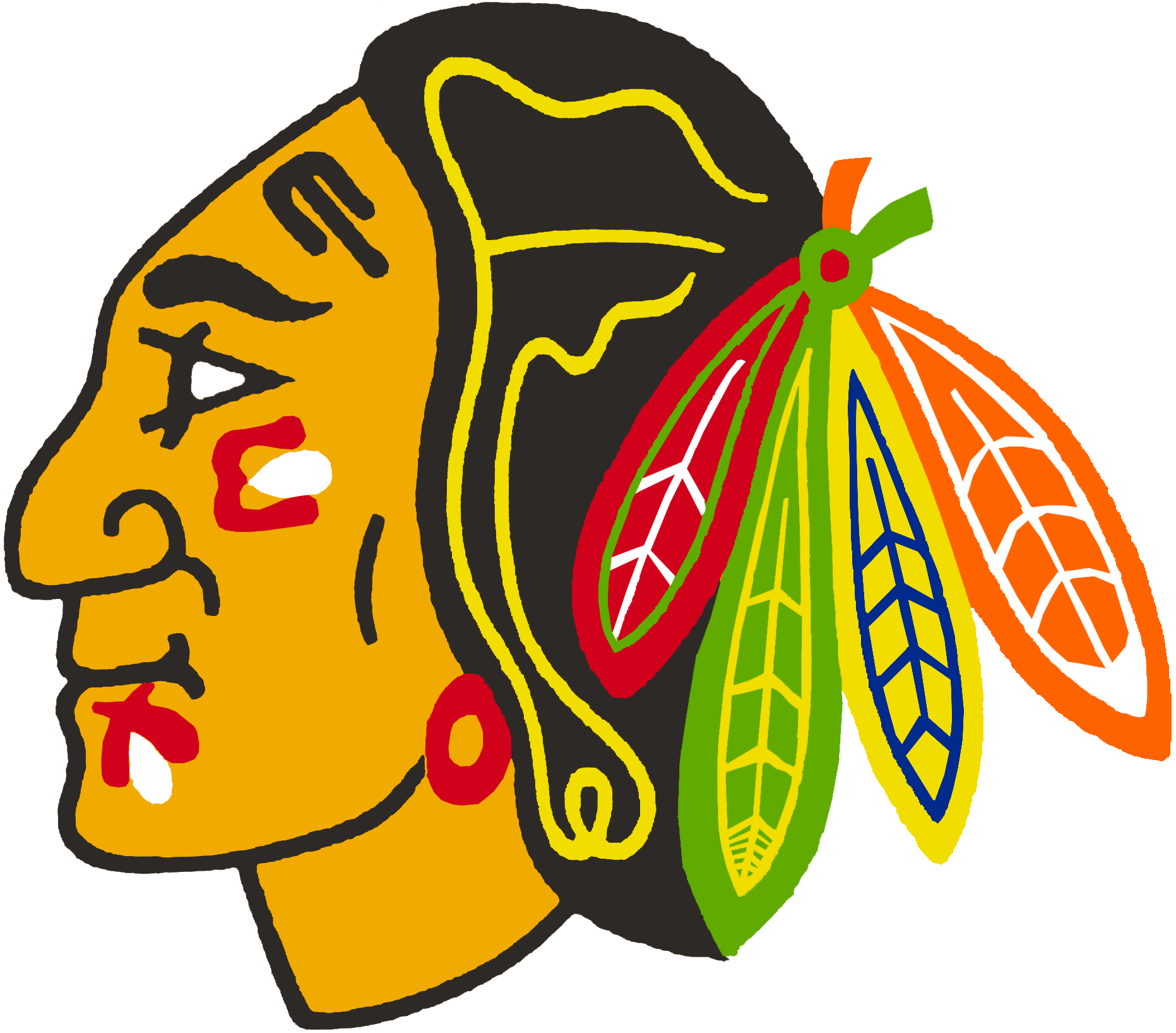 Chicago Blackhawks 1986-1989 Primary Logo iron on heat transfer